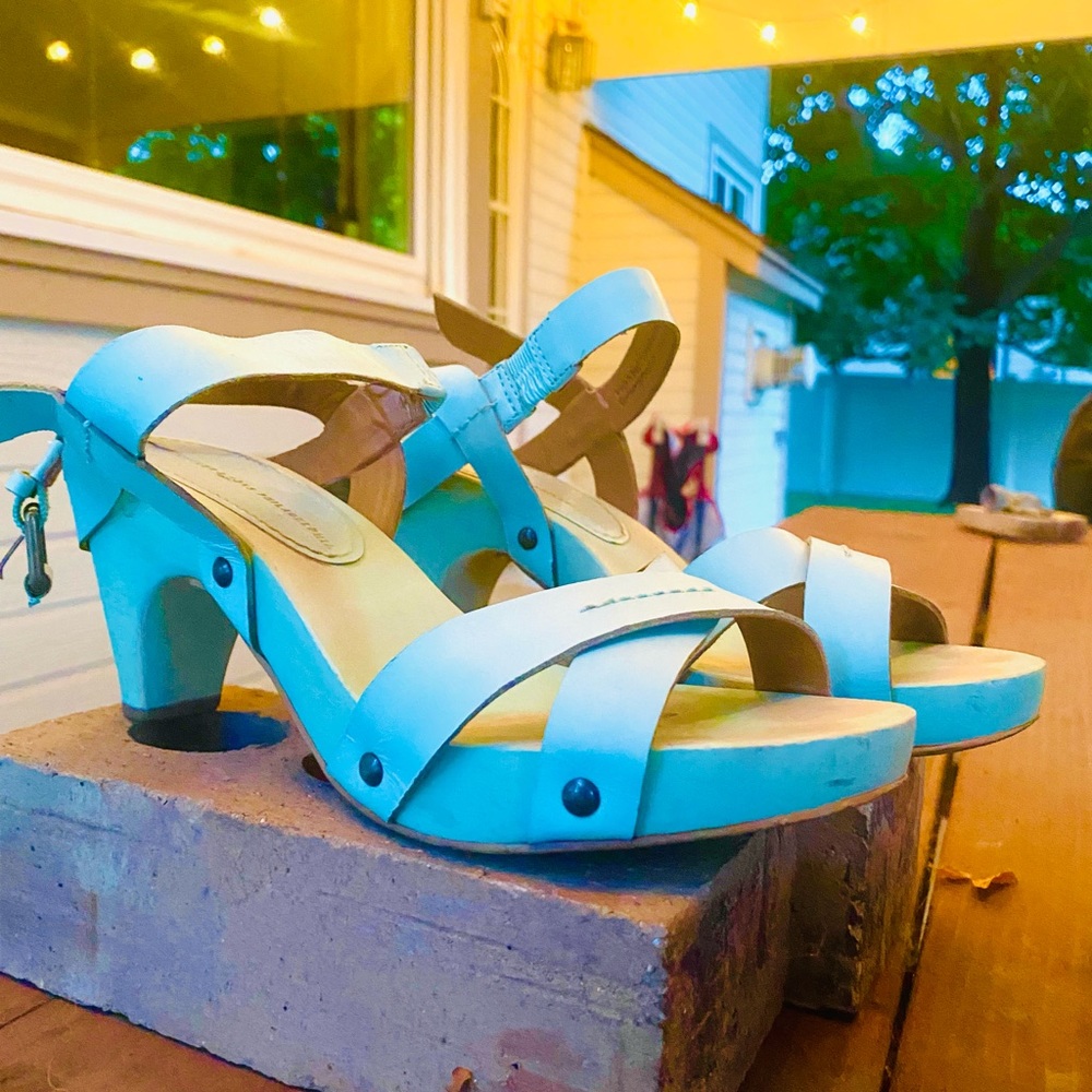 Anthropologie mint julep heels size 6.5